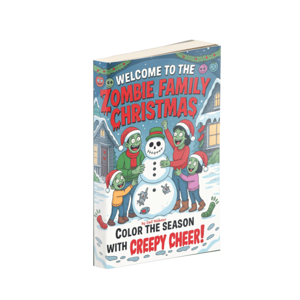 Welcome to the Zombie Family Christmas: Color the Season with Creepy Cheer